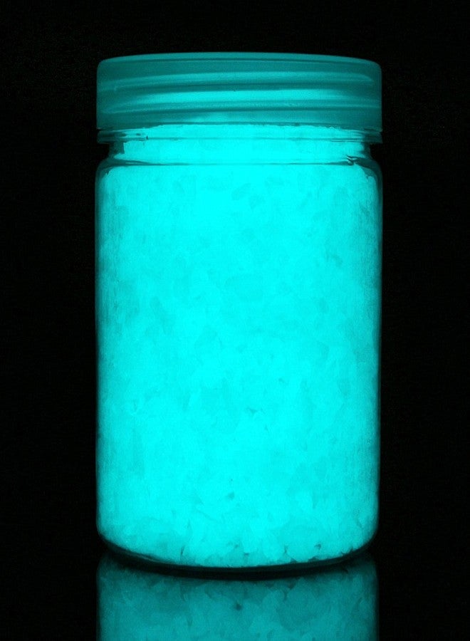 Shiny Stone Glow in The Dark Gravel Stones Rocks, Aquarium Gravel, Glow Rocks Stones,Decorative Rocks for Fish Tank Aquarium Garden Planter Landscape Decoration,280g/10oz (3-5mm, Aqua) - Image 4
